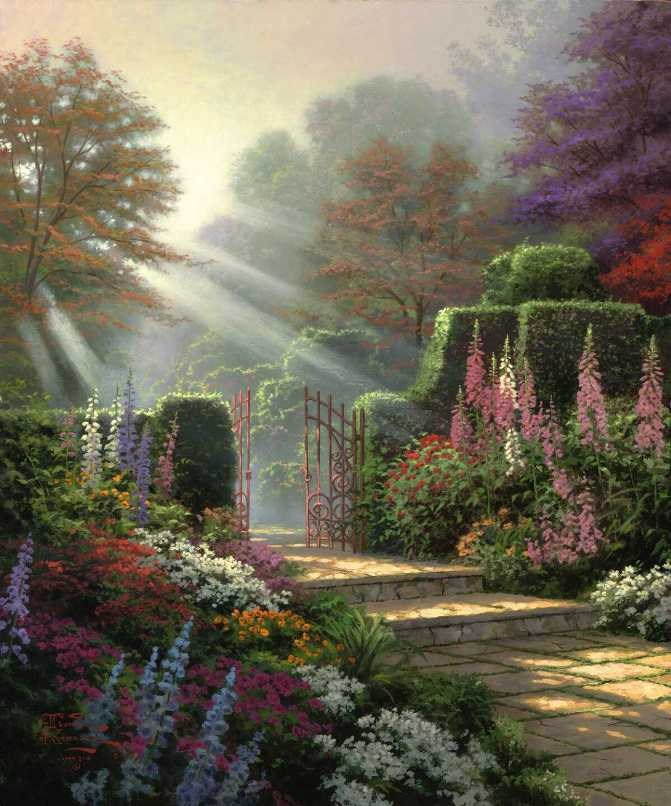 Thomas Kinkade Garden of Grace